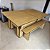 Mesa de Bilhar e Jantar Charme com Bancos Cor Freijó Amazonas Tecido Vermelho 2,20 x 1,20 - Imagem 1