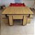 Mesa de Bilhar e Jantar Charme com Bancos Cor Freijó Amazonas Tecido Vermelho 2,20 x 1,20 - Imagem 4