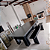Mesa de Bilhar Charme Cor Preta Com Tampo e Bancos Laterais 2,20 x 1,20 - Imagem 3