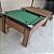 Mesa de Bilhar e Jantar Fascinação Cor Malaga Tecido Verde 2,20 x 1,20 - Imagem 2