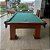 Mesa de Bilhar e Sinuca Diver Madeira Cor Imbuia Tecido Verde Oficial 3,10 x 1,67 - Imagem 4