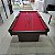 Mesa de Bilhar Encanto Cor Málaga 2,20 x 1,20 Tecido Vermelho - Imagem 5
