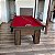 Mesa de Bilhar Charme Cor Malaga Tecido Vermelho 2,20 x 1,20 - Imagem 2