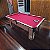 Mesa de Bilhar Charme Cor Bali Tecido Vermelho 1,93 x 1,18 - Imagem 3