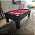 Mesa de Bilhar Fascinação Cor Preta Tecido Vermelho 2,20 x 1,20 - Imagem 4