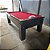 Mesa de Bilhar Fascinação Cor Preta Tecido Vermelho 2,20 x 1,20 - Imagem 3