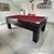 Mesa de Bilhar Fascinação Cor Preta Tecido Bordô 2,20 x 1,20 - Imagem 4