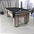 Mesa de Bilhar Charme Cor Carvalho Montreal Tecido Preto 2,20 x 1,20 - Imagem 3