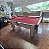 Mesa de Bilhar Charme Cor Carvalho Montreal Tecido Vermelho 2,20 x 1,20 - Imagem 4