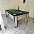 Mesa de Bilhar Fascinação Cor Carvalho Montreal Tecido Verde Bordas Pretas 2,20 x 1,20 - Imagem 5