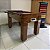 Pebolim MDF Carlin Bilhares 1,28 × 0,78 Cor Imbuia - Imagem 6