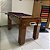 Pebolim MDF Carlin Bilhares 1,28 × 0,78 Cor Imbuia - Imagem 8