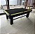 Mesa de Bilhar Diver Madeira Maciça Cor Preta Tecido Preto Bordas Amarelas 2,20 x 1,20 - Imagem 4