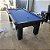 Mesa de Bilhar Diver Madeira Maciça Cor Preta Tecido Azul 2,20 x 1,20 - Imagem 3