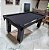 Mesa de Bilhar Diver Madeira Maciça Cor Preta Tecido Preto 2,20 x 1,20 - Imagem 6