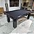 Mesa de Bilhar Diver Madeira Maciça Cor Preta Tecido Preto 2,20 x 1,20 - Imagem 1