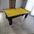 Mesa de Bilhar Diver Madeira Maciça Cor Preta Tecido Amarelo 2,20 x 1,20 - Imagem 2