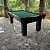 Mesa de Bilhar Diver Madeira Maciça Cor Preta Tecido Verde 2,20 x 1,20 - Imagem 2