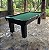 Mesa de Bilhar Diver Madeira Maciça Cor Preta Tecido Verde 2,20 x 1,20 - Imagem 4