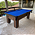Mesa de Bilhar Charme Cor Malaga Tecido Azul 2,20 x 1,20 - Imagem 1
