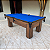 Mesa de Bilhar Charme Cor Malaga Tecido Azul 2,20 x 1,20 - Imagem 3