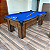 Mesa de Bilhar Charme Cor Malaga Tecido Azul 2,20 x 1,20 - Imagem 4