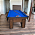 Mesa de Bilhar Charme Cor Malaga Tecido Azul 2,20 x 1,20 - Imagem 5