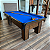 Mesa de Bilhar Charme Cor Malaga Tecido Azul 2,20 x 1,20 - Imagem 6