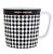 Caneca De Colecionador Preto/Branco/Dourado. - Imagem 1