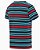 Camiseta Unissex Azul Escuro/Vermelho. - Imagem 2