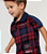 KID'S POLO SHIRT RED CHEQUERED - Imagem 4