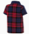 KID'S POLO SHIRT RED CHEQUERED - Imagem 1