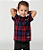 KID'S POLO SHIRT RED CHEQUERED - Imagem 4