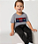 CAMISETA P/ CRIANCAS CINZA - Imagem 4