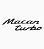 Kit com Dois Ímãs Macan Turbo com Logo - Imagem 1