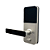 Fechadura Digital Smart Lock Embutida Com Senha e Cartão Prata SL100 Papaiz - Imagem 4