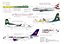 Decalque Fokker F-27 Brasil Central 1/144 - FCM 144-15 - Imagem 2