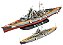 Gift Set The Legendary Bismarck - 1/700 & 1/1200 - Revell 05637 - Imagem 3