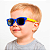 Óculos de Sol Infantil Bamboo Kids Menino Menina Colorido Clássico Proteção UVA UVB Estojo e Lenço Limpeza - Imagem 1