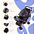 Carrinho de Bebê Premium Luxo Passeio Menina Menino Dobrável Reclinável Bamboo Baby Preto - Imagem 3