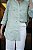 Camisa linho pistache com bordado coração verde - Imagem 2