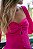 Vestido busto franzido e manga pink - Imagem 7