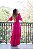Vestido busto franzido e manga pink - Imagem 1