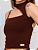 Top Glamourosa Chocolate - Imagem 1