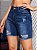 Short Jeans Lavagem  Botão Simples ocasional. - Imagem 1