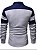 Camisa Masculina Manga Comprida Botões na Frente Bloco de Cores Ocasional - Imagem 9