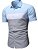 Camisa Masculina Clássica  Formal Bloco de Cores - Imagem 1