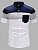 Camisa Masculina Clássica  Formal Bloco de Cores - Imagem 10
