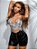 Top Cropped Cami com Lantejoula Borboleta - Imagem 6