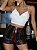 Short Listra do Arco-Iris Glamour Leggings Femininas - Imagem 5